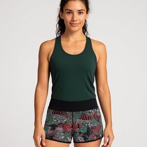 Lululemon Run Times Shorts II – Zen Garden Multi-Color Black - Size 4